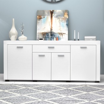 Μπουφές Joseph Megapap χρώμα λευκό 177x40x76εκ.