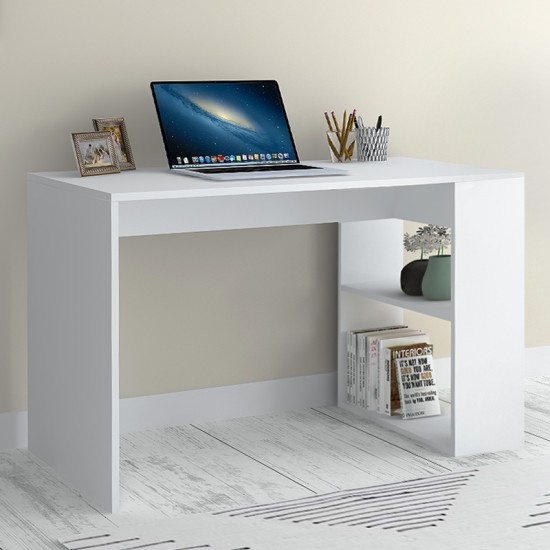 Γραφείο εργασίας Mikro Megapap χρώμα λευκό 120x60x75εκ. Γραφείο εργασίας Mikro Megapap χρώμα λευκό 120x60x75εκ.