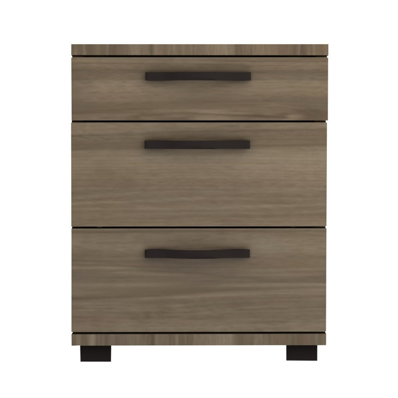 Κομοδίνο - Συρταριέρα γραφείου Roco Megapap χρώμα καρυδί 40x39x57εκ.