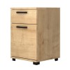Κομοδίνο - Συρταριέρα γραφείου Veto Megapap χρώμα φυσικό οξιάς 40x39x57εκ.