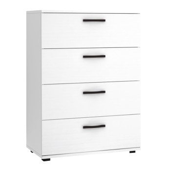 Συρταριέρα Velika Megapap χρώμα λευκό 73x44x96εκ.