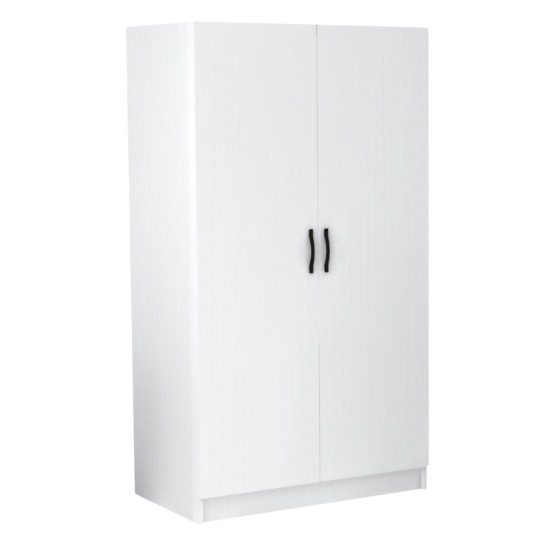 Ντουλάπα ρούχων Victoria Megapap δίφυλλη χρώμα λευκό 100x60x181εκ. Ντουλάπα ρούχων Victoria Megapap δίφυλλη χρώμα λευκό 100x60x181εκ.