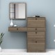 Έπιπλο εισόδου Pego Megapap χρώμα καρυδί 130x30x123,3εκ. Έπιπλο εισόδου Pego Megapap χρώμα καρυδί 130x30x123,3εκ.