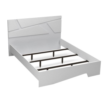 Κρεβάτι Efes Megapap χρώμα λευκό 160x200εκ.