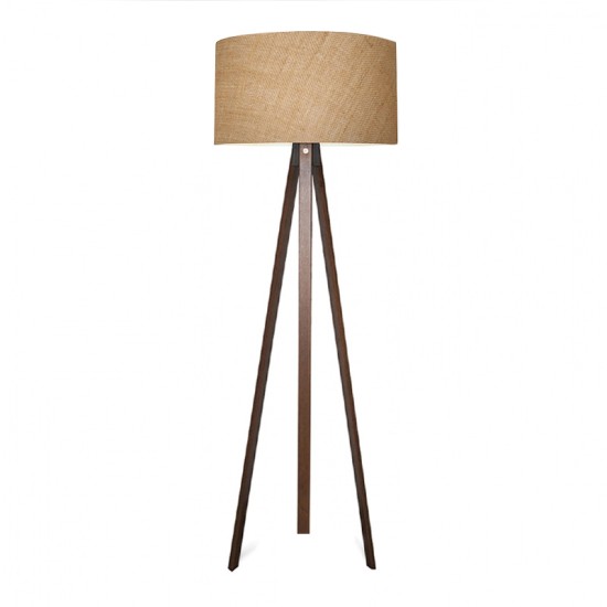 Φωτιστικό δαπέδου Rosling Megapap Mdf/ύφασμα Pvc χρώμα καρυδί/φυσικό 38x38x140εκ. Φωτιστικό δαπέδου Rosling Megapap Mdf/ύφασμα Pvc χρώμα καρυδί/φυσικό 38x38x140εκ.