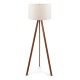 Φωτιστικό δαπέδου Rosling Megapap Mdf/ύφασμα Pvc χρώμα καρυδί/μπεζ 38x21x140εκ. Φωτιστικό δαπέδου Rosling Megapap Mdf/ύφασμα Pvc χρώμα καρυδί/μπεζ 38x21x140εκ.