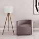 Φωτιστικό δαπέδου Rosling Megapap Mdf/ύφασμα Pvc χρώμα καρυδί/μπεζ 38x21x140εκ. Φωτιστικό δαπέδου Rosling Megapap Mdf/ύφασμα Pvc χρώμα καρυδί/μπεζ 38x21x140εκ.