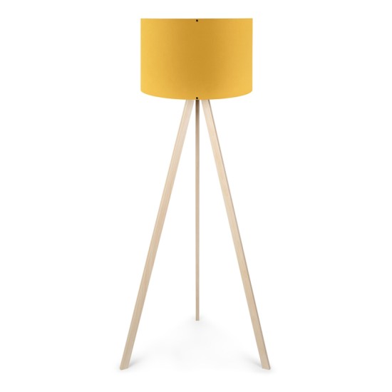 Φωτιστικό δαπέδου Rosling Megapap Mdf/ύφασμα Pvc χρώμα φυσικό/κροκί 38x21x140εκ. Φωτιστικό δαπέδου Rosling Megapap Mdf/ύφασμα Pvc χρώμα φυσικό/κροκί 38x21x140εκ.