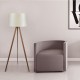 Φωτιστικό δαπέδου Rosling Megapap Mdf/ύφασμα Pvc χρώμα καρυδί/μπεζ 38x21x140εκ. Φωτιστικό δαπέδου Rosling Megapap Mdf/ύφασμα Pvc χρώμα καρυδί/μπεζ 38x21x140εκ.