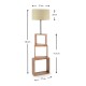 Φωτιστικό δαπέδου Claude Megapap Mdf/fabric Pvc χρώμα καφέ/μπεζ 37x20x140εκ. Φωτιστικό δαπέδου Claude Megapap Mdf/fabric Pvc χρώμα καφέ/μπεζ 37x20x140εκ.