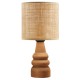 Φωτιστικό επιτραπέζιο Tino Megapap E27 pe rattan - ξύλο χρώμα φυσικό Ø15x32εκ. Φωτιστικό επιτραπέζιο Tino Megapap E27 pe rattan - ξύλο χρώμα φυσικό Ø15x32εκ.
