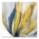 Πίνακας σε καμβά Golden Leaves Megapap ψηφιακής εκτύπωσης 50x50x3εκ.