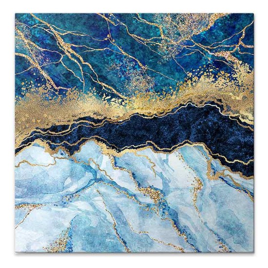 Πίνακας σε καμβά Deep Blue Megapap ψηφιακής εκτύπωσης 50x50x3εκ. Πίνακας σε καμβά Deep Blue Megapap ψηφιακής εκτύπωσης 50x50x3εκ.