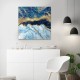 Πίνακας σε καμβά Deep Blue Megapap ψηφιακής εκτύπωσης 50x50x3εκ. Πίνακας σε καμβά Deep Blue Megapap ψηφιακής εκτύπωσης 50x50x3εκ.