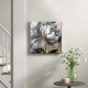 Πίνακας σε καμβά White Magnolias Megapap ψηφιακής εκτύπωσης 50x50x3εκ.