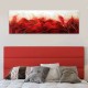 Πίνακας σε καμβά Red Passion Megapap ψηφιακής εκτύπωσης 120x40x3εκ.