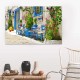 Πίνακας σε καμβά Greek Street Tavern Megapap ψηφιακής εκτύπωσης 60x40x3εκ.