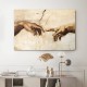 Πίνακας σε καμβά The Creation of Adam Megapap ψηφιακής εκτύπωσης 100x70x3εκ. Πίνακας σε καμβά The Creation of Adam Megapap ψηφιακής εκτύπωσης 100x70x3εκ.