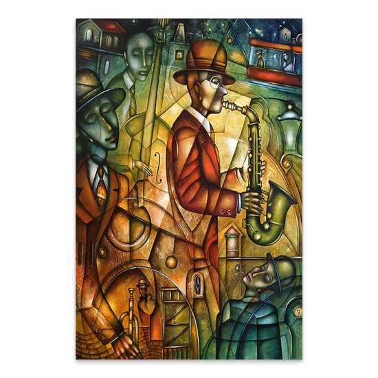 Πίνακας σε καμβά Street Artists Megapap ψηφιακής εκτύπωσης 50x75x3εκ.