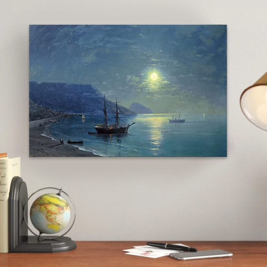 Πίνακας σε καμβά Night in the Crimea Megapap ψηφιακής εκτύπωσης 60x40x3εκ.