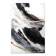 Πίνακας σε καμβά Golden And Silver Reflections Megapap ψηφιακής εκτύπωσης 50x75x3εκ.