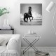 Πίνακας σε καμβά Black Horse Megapap ψηφιακής εκτύπωσης 60x60x3εκ.