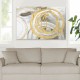 Πίνακας σε καμβά Exotic Circles Megapap ψηφιακής εκτύπωσης 140x100x3εκ.