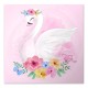Πίνακας σε καμβά Baby Swan Megapap ψηφιακής εκτύπωσης 40x40x3εκ.