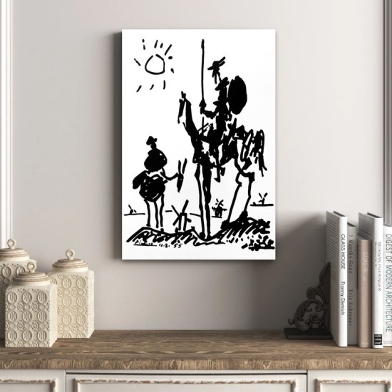 Πίνακας σε καμβά Don Quixote Megapap ψηφιακής εκτύπωσης 50x75x3εκ. Πίνακας σε καμβά Don Quixote Megapap ψηφιακής εκτύπωσης 50x75x3εκ.