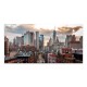 Πίνακας σε καμβά New York Manhattan Megapap ψηφιακής εκτύπωσης 140x70x3εκ.