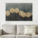 Πίνακας σε καμβά Golden Cubes Megapap ψηφιακής εκτύπωσης 100x70x3εκ. Πίνακας σε καμβά Golden Cubes Megapap ψηφιακής εκτύπωσης 100x70x3εκ.