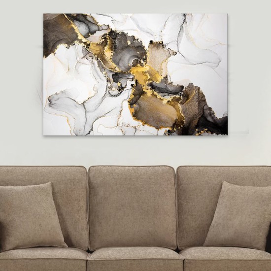 Πίνακας σε καμβά Abstract Golden Dream Megapap ψηφιακής εκτύπωσης 140x70x3εκ. Πίνακας σε καμβά Abstract Golden Dream Megapap ψηφιακής εκτύπωσης 140x70x3εκ.