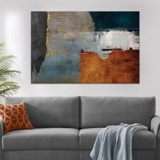 Πίνακας σε καμβά Abstract Retro Megapap ψηφιακής εκτύπωσης 140x70x3εκ. Πίνακας σε καμβά Abstract Retro Megapap ψηφιακής εκτύπωσης 140x70x3εκ.