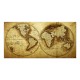 Πίνακας σε καμβά Ancient World Map Megapap ψηφιακής εκτύπωσης 120x60x3εκ.