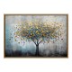 Πίνακας σε καμβά Gold Tree Megapap ψηφιακής εκτύπωσης με κορνίζα χρώμα χρυσό 140x100x3εκ.