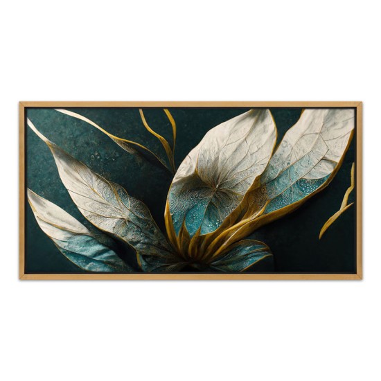 Πίνακας σε καμβά Exotic Flower Megapap ψηφιακής εκτύπωσης με κορνίζα χρώμα χρυσό 140x70x3εκ. Πίνακας σε καμβά Exotic Flower Megapap ψηφιακής εκτύπωσης με κορνίζα χρώμα χρυσό 140x70x3εκ.