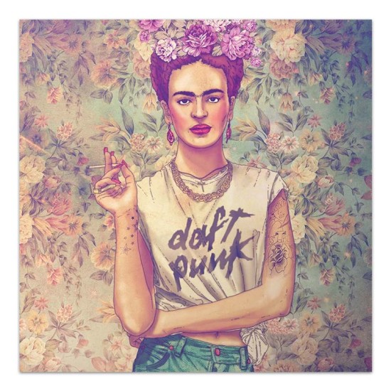 Πίνακας σε καμβά Frida Punk Megapap ψηφιακής εκτύπωσης 60x60x3εκ. Πίνακας σε καμβά Frida Punk Megapap ψηφιακής εκτύπωσης 60x60x3εκ.