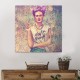 Πίνακας σε καμβά Frida Punk Megapap ψηφιακής εκτύπωσης 60x60x3εκ. Πίνακας σε καμβά Frida Punk Megapap ψηφιακής εκτύπωσης 60x60x3εκ.