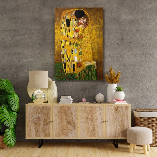 Πίνακας σε καμβά The Kiss Megapap ψηφιακής εκτύπωσης 80x125x3εκ. Πίνακας σε καμβά The Kiss Megapap ψηφιακής εκτύπωσης 80x125x3εκ.