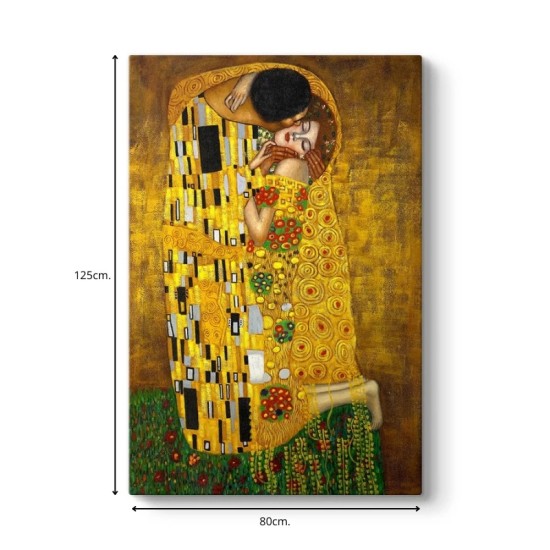 Πίνακας σε καμβά The Kiss Megapap ψηφιακής εκτύπωσης 80x125x3εκ. Πίνακας σε καμβά The Kiss Megapap ψηφιακής εκτύπωσης 80x125x3εκ.