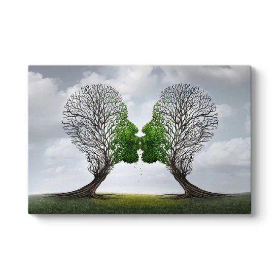 Πίνακας σε καμβά Trees Growing With Love Megapap ψηφιακής εκτύπωσης 100x70x3εκ. Πίνακας σε καμβά Trees Growing With Love Megapap ψηφιακής εκτύπωσης 100x70x3εκ.