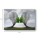 Πίνακας σε καμβά Trees Growing With Love Megapap ψηφιακής εκτύπωσης 100x70x3εκ. Πίνακας σε καμβά Trees Growing With Love Megapap ψηφιακής εκτύπωσης 100x70x3εκ.