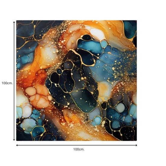 Πίνακας σε καμβά Universal Texture Abstract Megapap ψηφιακής εκτύπωσης 100x100x3εκ. Πίνακας σε καμβά Universal Texture Abstract Megapap ψηφιακής εκτύπωσης 100x100x3εκ.