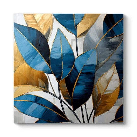 Πίνακας σε καμβά Botanical Leaves Megapap ψηφιακής εκτύπωσης 100x100x3εκ. Πίνακας σε καμβά Botanical Leaves Megapap ψηφιακής εκτύπωσης 100x100x3εκ.