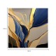 Πίνακας σε καμβά Dance of Gold and Blue Megapap ψηφιακής εκτύπωσης 100x100x3εκ. Πίνακας σε καμβά Dance of Gold and Blue Megapap ψηφιακής εκτύπωσης 100x100x3εκ.