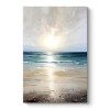 Πίνακας σε καμβά "Sunrise on the Beach" Megapap ψηφιακής εκτύπωσης 50x75x3εκ.