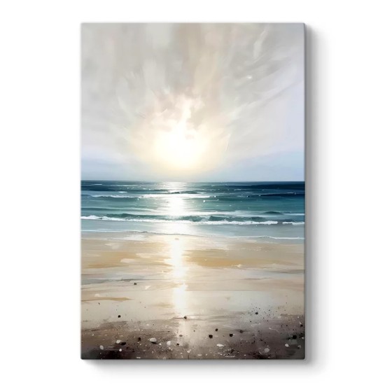 Πίνακας σε καμβά "Sunrise on the Beach" Megapap ψηφιακής εκτύπωσης 50x75x3εκ. Πίνακας σε καμβά Sunrise on the Beach Megapap ψηφιακής εκτύπωσης 50x75x3εκ.