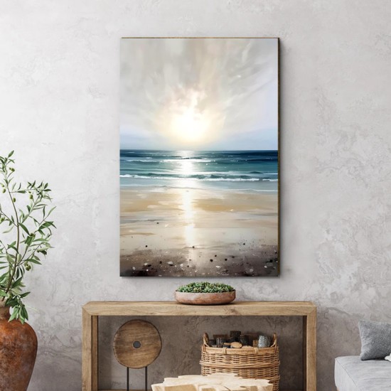 Πίνακας σε καμβά "Sunrise on the Beach" Megapap ψηφιακής εκτύπωσης 50x75x3εκ. Πίνακας σε καμβά Sunrise on the Beach Megapap ψηφιακής εκτύπωσης 50x75x3εκ.