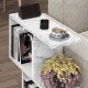 Βοηθητικό τραπεζάκι Homemania Megapap χρώμα λευκό εφέ μαρμάρου 60x20x60εκ. Βοηθητικό τραπεζάκι Homemania Megapap χρώμα λευκό εφέ μαρμάρου 60x20x60εκ.