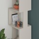 Βιβλιοθήκη Piri Megapap χρώμα sandstone 35x30x161εκ. Βιβλιοθήκη Piri Megapap χρώμα sandstone 35x30x161εκ.